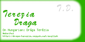 terezia draga business card